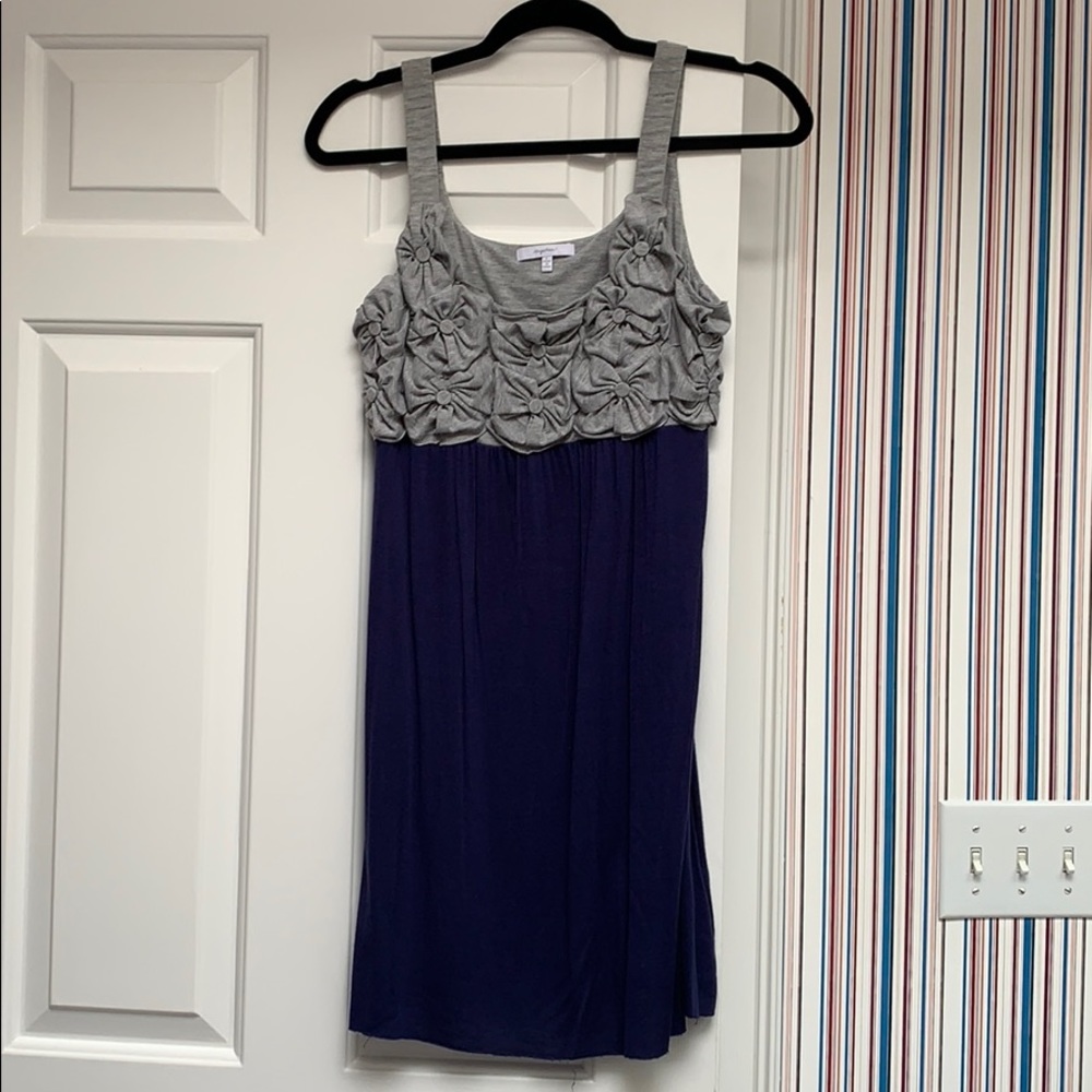 Navy and Gray sundress size L